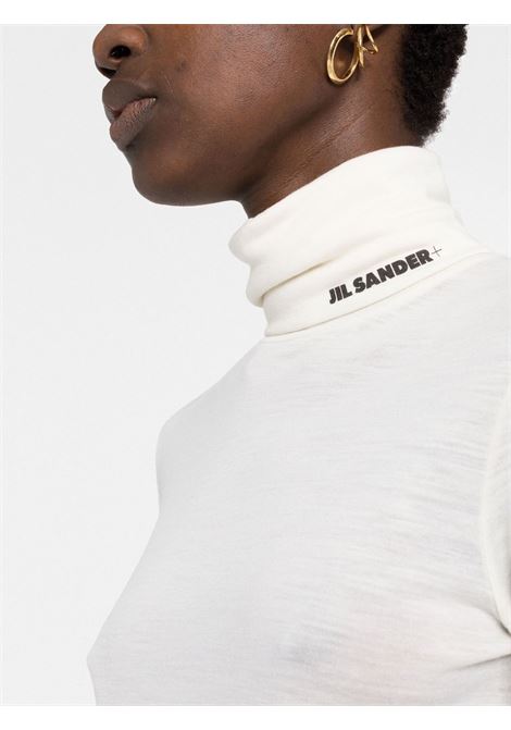 White funnel-neck long-sleeve top - women JIL SANDER | J40GC0020J70021102